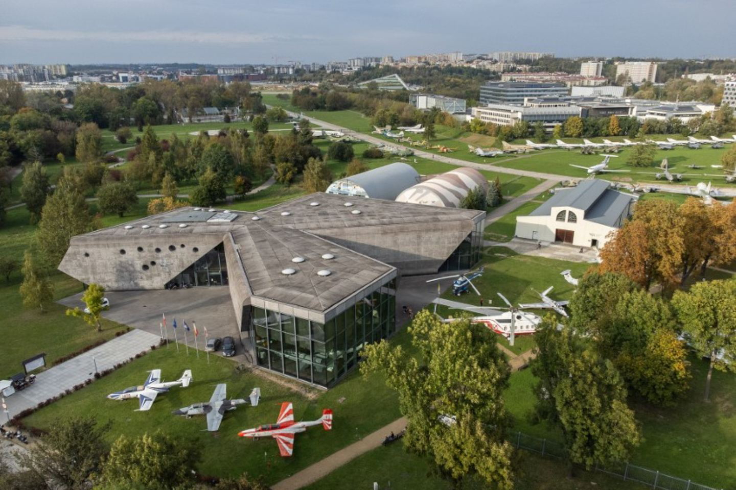 Main building of the Polish Aviation Museum
